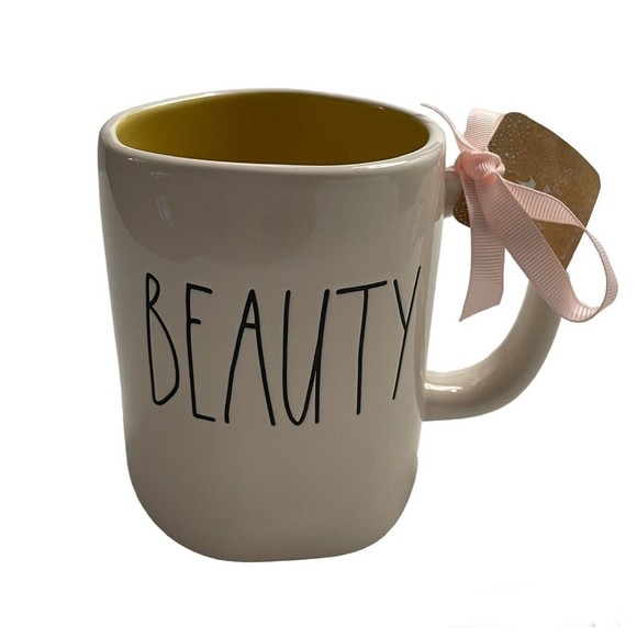 Rae Dunn DISNEY PRINCESS Beauty & the Beast  Double Sided Mug -- Beauty -- Belle - Picture 1 of 6
